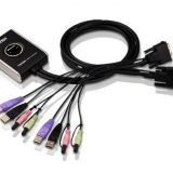 CS682 2-Port USB DVI/Audio Cable KVM Swi